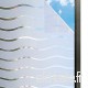rabbitgoo Film pour Fenêtre Dépoli Founit Intimité Anti-UV Film Electrostatique vitre Non-Adhésif Décoration Sticker Vitre Motif Vagues Window Film pour Maison Bureau et Cuisine 90x200CM - B07MNQQ5BB